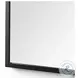 Giovanna Black Metal 24" x 49" Vanity Mirror