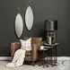 Glover Brown Wood And Metal Round Accent Table Set Of 3