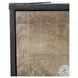Alvin Brown And Black Metal 3 Drawer Accent Cabinet