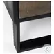 Alvin Brown And Black Metal 3 Drawer Accent Cabinet