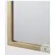 Giovanna Gold Metal 24" x 49" Vanity Mirror