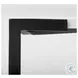 Lucas White Marble And Black Metal Coffee Table
