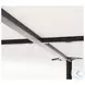 Lucas White Marble And Black Metal Coffee Table