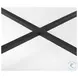 Lucas White Marble And Black Metal Coffee Table