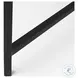 Lucas White Marble And Black Metal Coffee Table