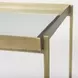 Trey Gold Square Accent Table