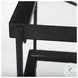 Trey Glass And Black Metal Console Table