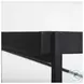 Trey Glass And Black Metal Console Table