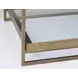 Trey Gold Square Accent Table