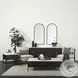 Giovanna Black Metal 24" x 49" Vanity Mirror