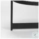 Amelia Cream Boucle And Black Metal Bench