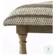 Greenfield Multi Colored Jute Patterned Accent Bench