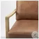 Raeleigh Tan Faux Leather Accent Chair