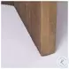 Enzo Medium Brown Fluted Wood Foyer Round Accent Table