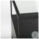 Samson Matte Black Metal And Glass Side Table