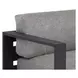Ornelle Lanikai Salt and Pepper 89" Performance Fabric Outdoor Sofa