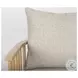 Kopari Beige Fabric Accent Chair