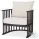 Kopari White Boucle Accent Chair