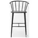 Colin Black Metal Bar Stool