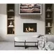 Amelia Cream Boucle And Black Metal Bench