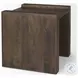 Athelia Dark Brown Wood Accent Table