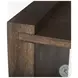 Athelia Dark Brown Wood Accent Table