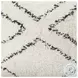 Tapir Beige Cotton Argyle Pattern Square Pouf