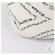 Tapir Beige Cotton Argyle Pattern Square Pouf