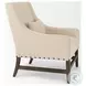 Kensington Cream Fabric Accent Chair