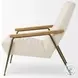 Grosjean Cream Boucle Accent Chair