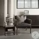 Samson Matte Black Metal And Glass Side Table