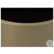 Eclipse Dark Brown Wood And Antique Brass Metal Drum Side Table
