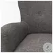 Dunstan Gray Twill Fabric Accent Chair