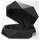 Arreto Black Hexagonal Hinged Storage Small Coffee Table