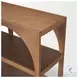 Bela Medium Brown Arched Small Console Table