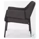 Brently Gray Fabric Accent Chair