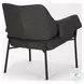 Brently Gray Fabric Accent Chair