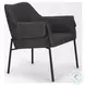 Brently Gray Fabric Accent Chair