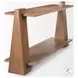 Eula Medium Brown Console Table