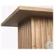 June Light Brown Wood Square Side Table