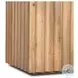 June Light Brown Wood Square Side Table