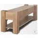 Beth Light Brown Wood Media Console