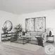 Trey Glass And Black Metal Square Accent Table