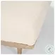 Shae Oatmeal Fabric Ottoman