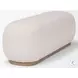 Siren Cream Fabric Bench
