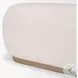 Siren Cream Fabric Bench
