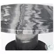 Taite Dark Gray Marble Pedestal Accent Table
