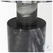 Taite Dark Gray Marble Pedestal Accent Table