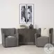 Dunstan Gray Twill Fabric Accent Chair
