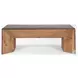 Tabor Black Oak And Natural Wood Coffee Table